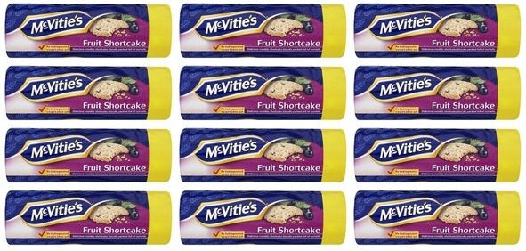 Mcvities Fruit Shortcake 200g - Case of 12