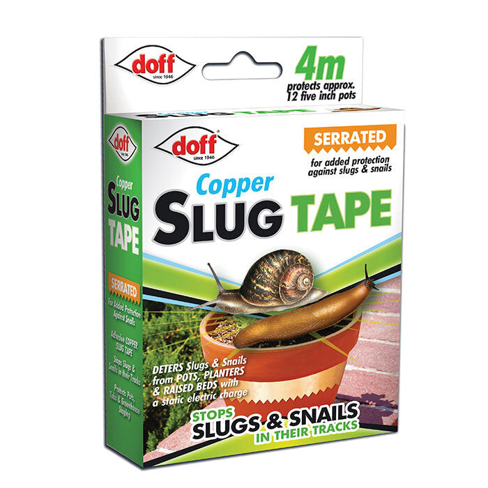 Doff Slug & Snail Adhesive Copper Tape - 4m