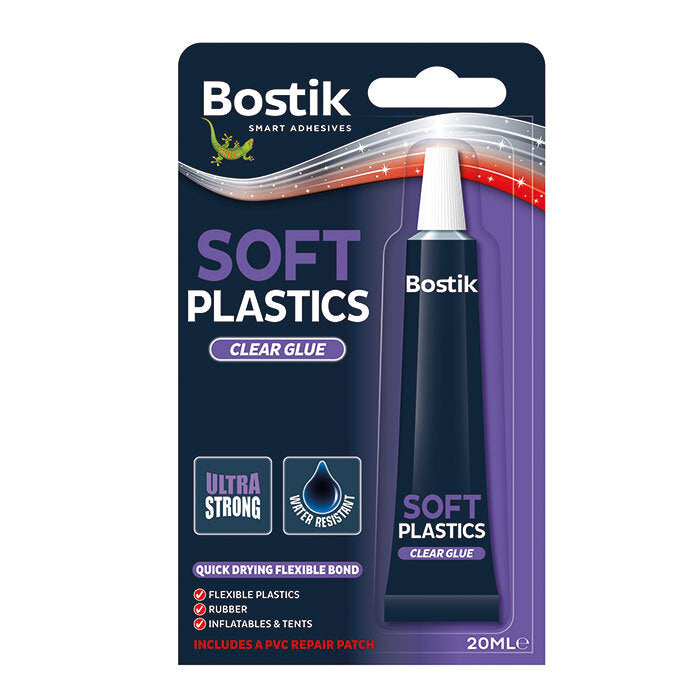 Bostik Soft Plastics Clear Glue - 20ml