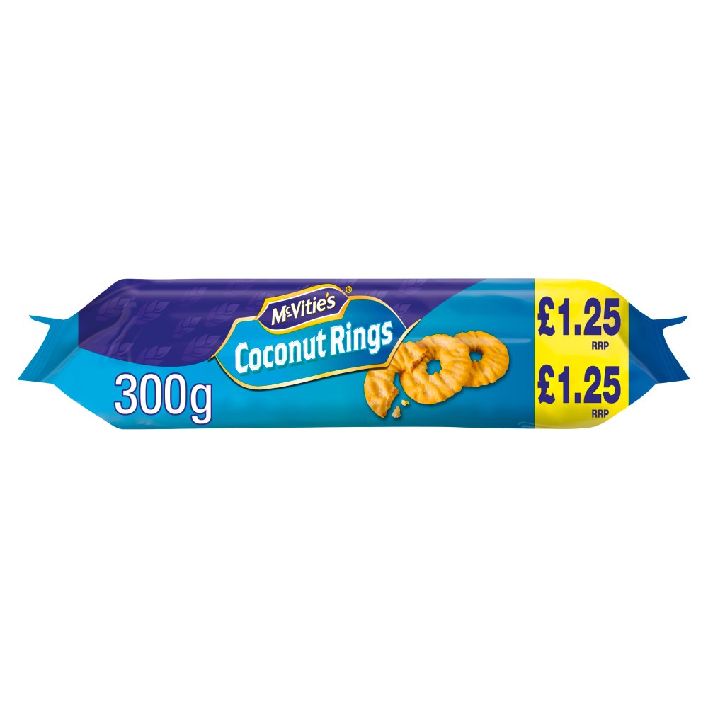 McVitie's Coconut Rings Biscuits - 300g