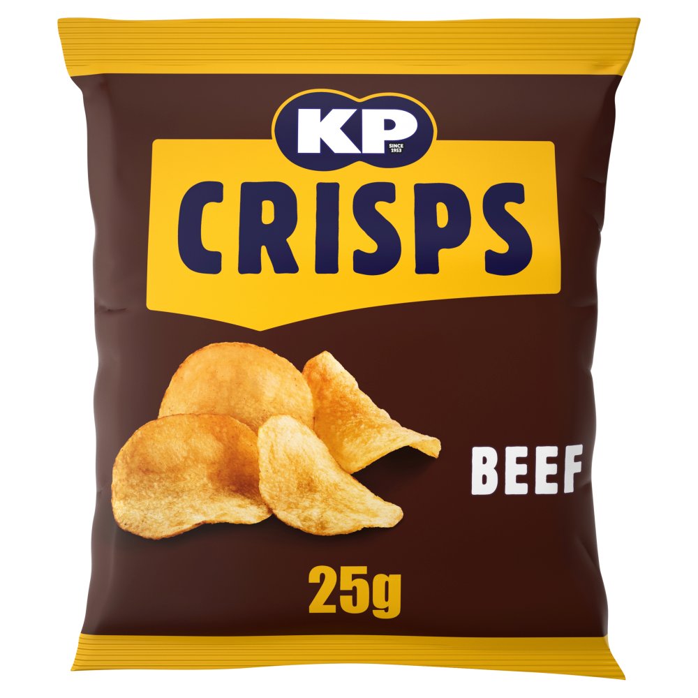 KP Beef Flavour Crisps - 25g