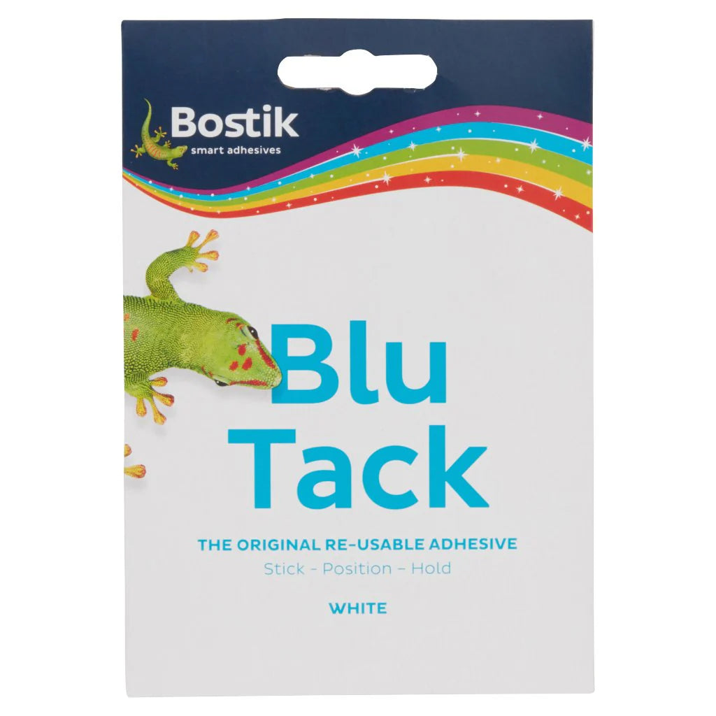 Bostik Blu Tack Original Reusable Adhesive stick - White