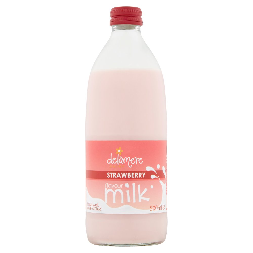 Delamere Dairy Strawberry Flavoured Milk - 500ml