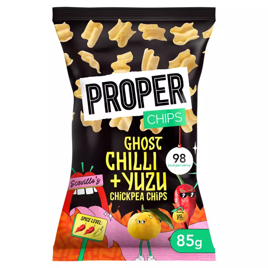 Proper Chickpea Chips *Ghost Chilli & Yuzu* - 85g