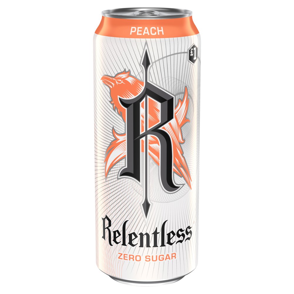 Relentless Peach Zero Sugar - 500ml