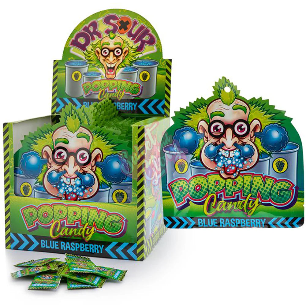 Dr Sour Popping Candy Blue Raspberry - 15g