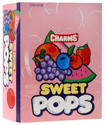 Charms Pop Sweet Lollipops - 17g - Greens Essentials