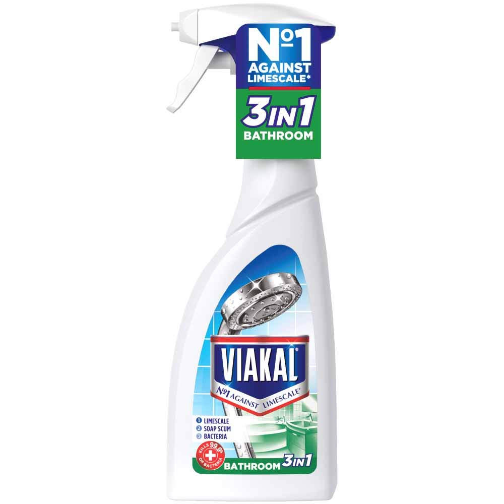 Viakal 3in1 Anti-Bacterial Limescale Remover Spray - 500ml