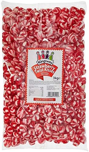 Kingsway Strawberry Twist Kisses Bag - 3kg