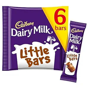 Cadbury Dairy Milk Little Bars 6 Pack - 108g