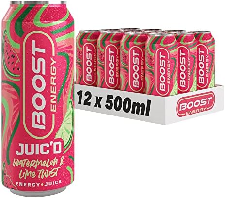 Boost Energy Juic'd Watermelon & Lime Twist - 500ml Case of 12