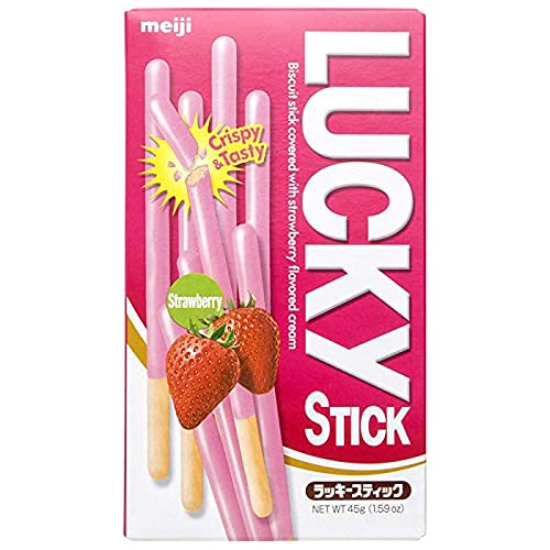 Meiji Lucky Stick Strawberry - 45g