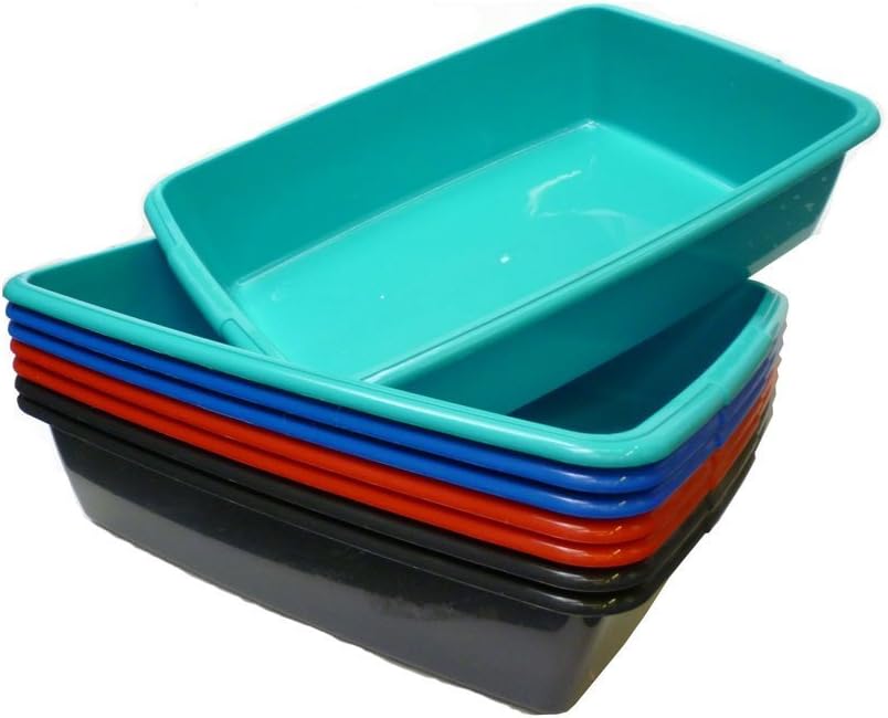 Whitefurze Cat Litter Tray Large - 46 cm
