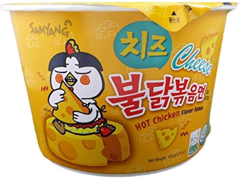 Samyang Buldak *Cheese* Hot Chicken Ramen Big Bowl - 105g