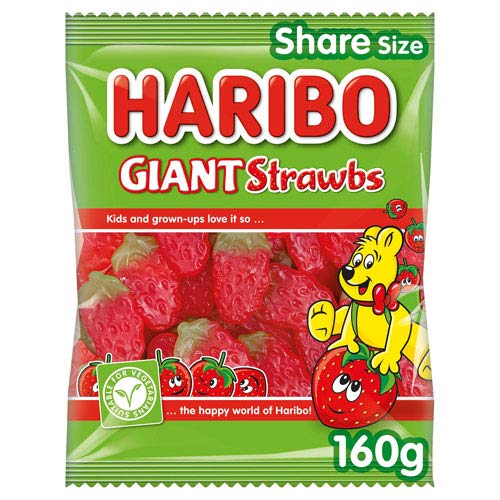 Haribo Giant Strawbs - 160g