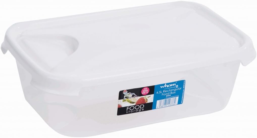 Wham Cuisine Food Storage Box White Lid - 4.5ltr