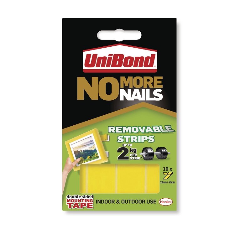 UniBond No More Nails Strips - Removable