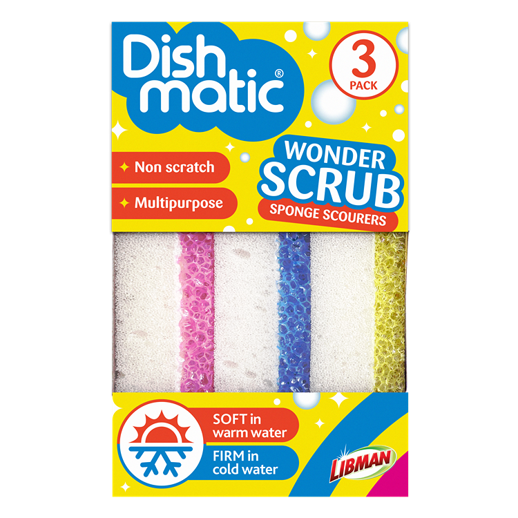 Dishmatic Wonder Scrubs - Pack of 3