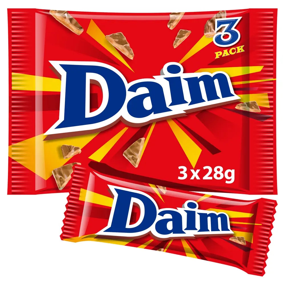 Daim Chocolate Bar 3 Pack - 84g