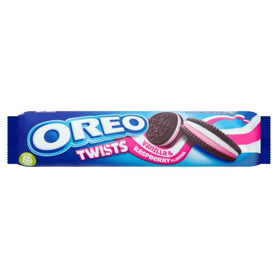 Oreo Twists Vanilla & Raspberry Flavour - 157g