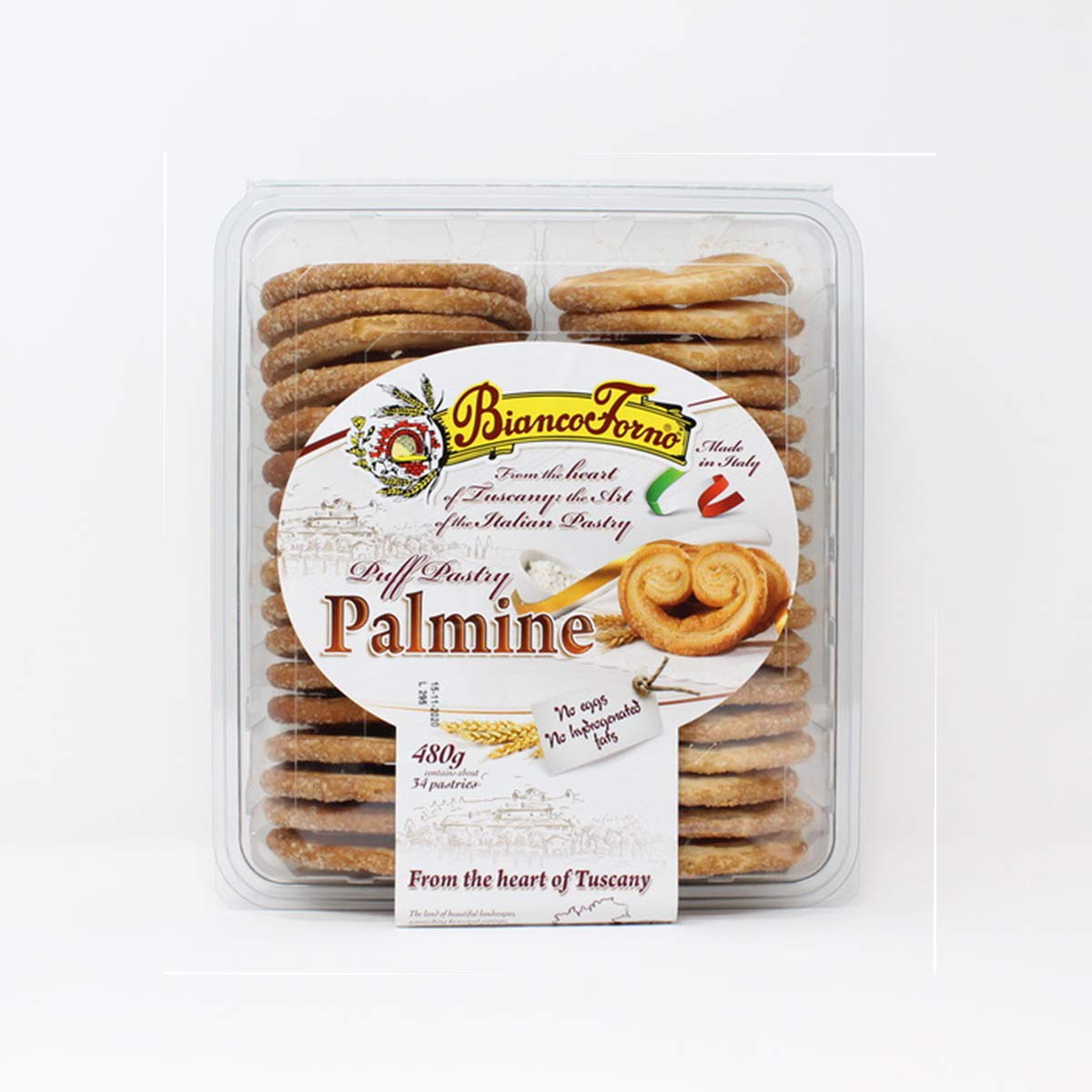 Biancoforno Puff Pastry Palmine - 480g