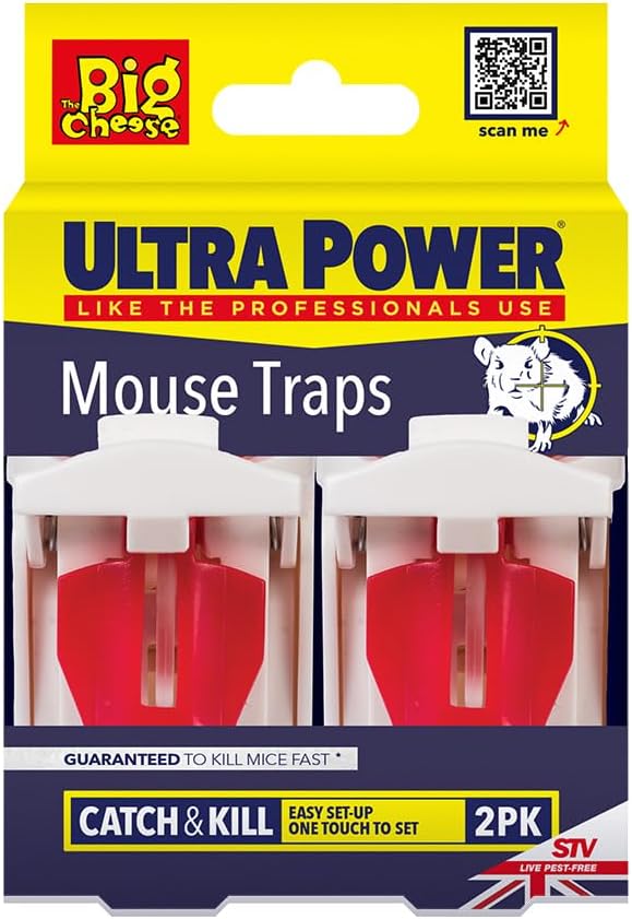 The Big Cheese Ultra Power Mouse Trap - Pack of 2