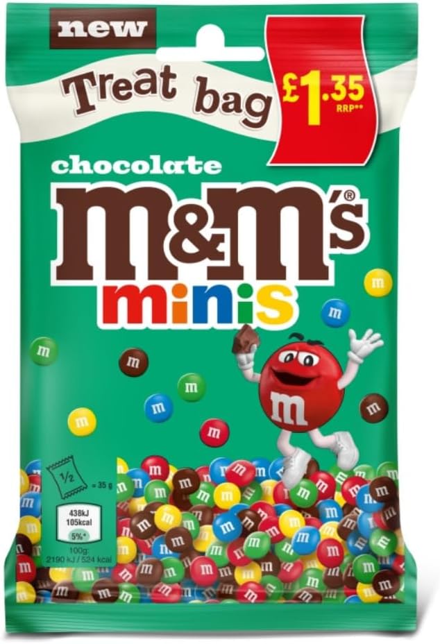 M&M's Minis Bites Milk Chocolate Treat Bag - 70g