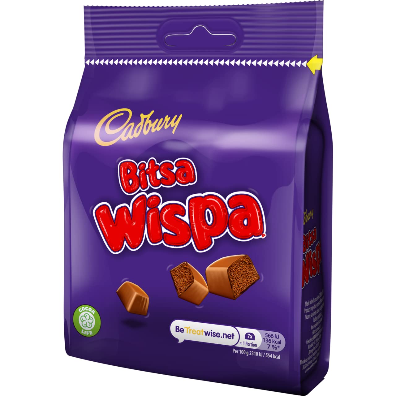 Cadbury Bitsa Wispa Chocolate - 95g