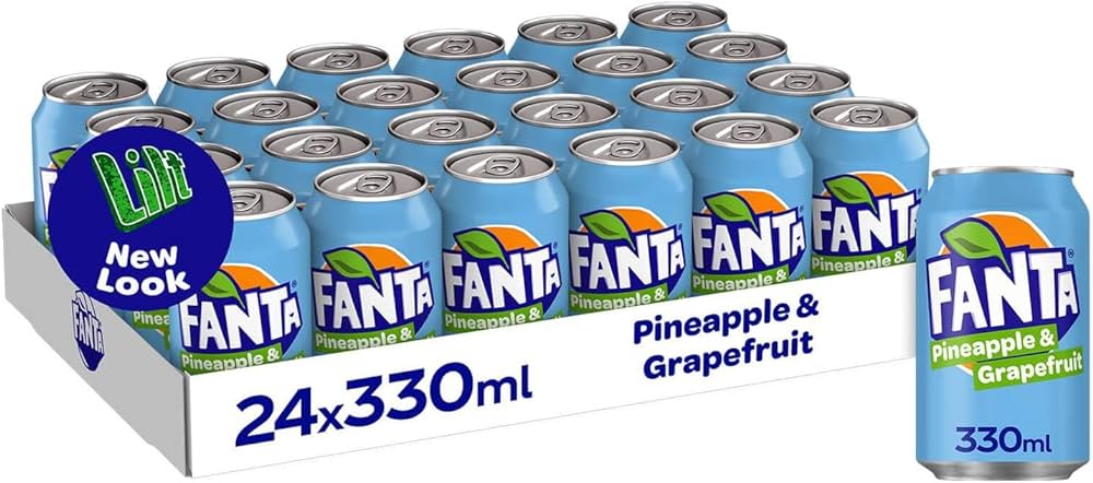 Fanta Pineapple & Grapefruit - 330ml - Case of 24