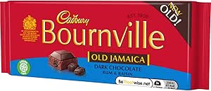 Cadbury Bournville Old Jamaica Dark Chocolate Rum & Raisin - 100g