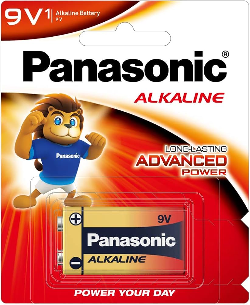 Panasonic Alkaline 9V Battery - Pack of 1