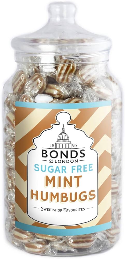 Bonds Sugar Free Mint Humbugs Jar - 2kg