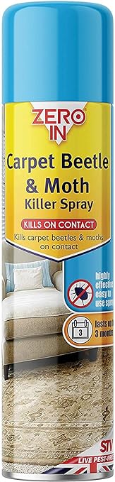 Zero In ZER977 Carpet Beetle and Moth Killer - 300ml