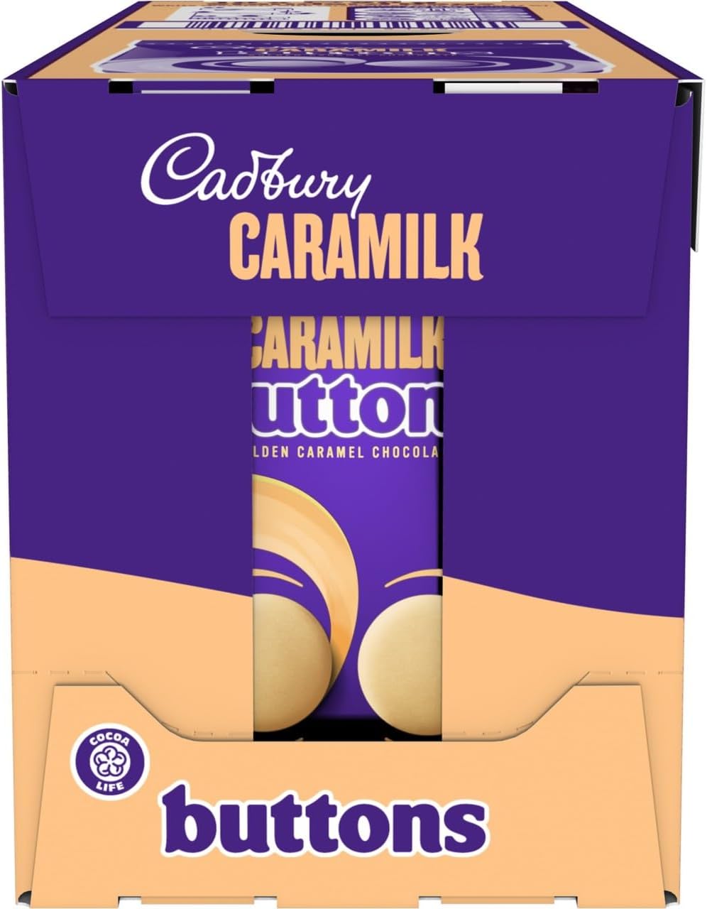 Cadbury Caramilk Buttons Chocolate - 90g - Pack of 10