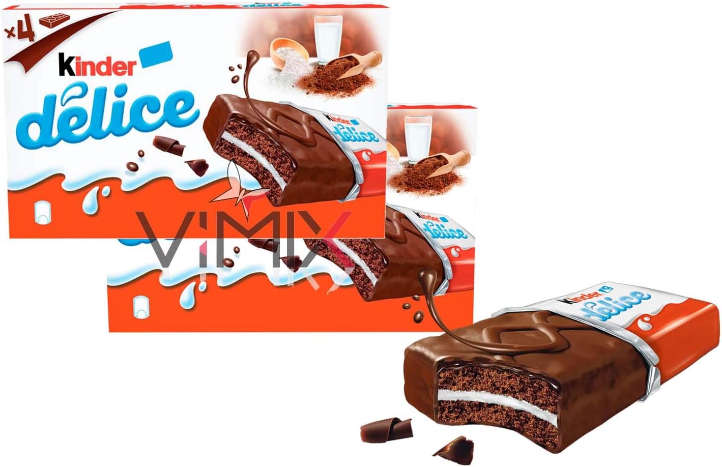 Kinder Delice Cake Bars 4 Pack - 156g