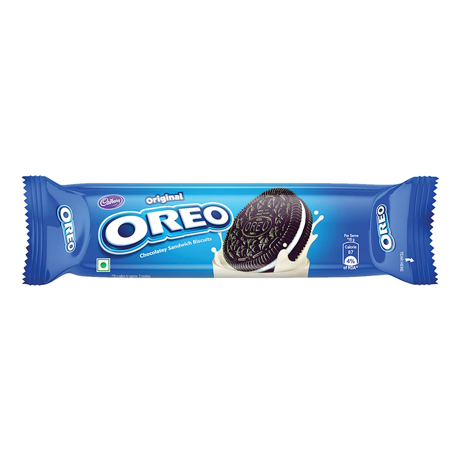 Oreo Mini Vanilla Sandwich Biscuits 6 Snack Packs - 114g