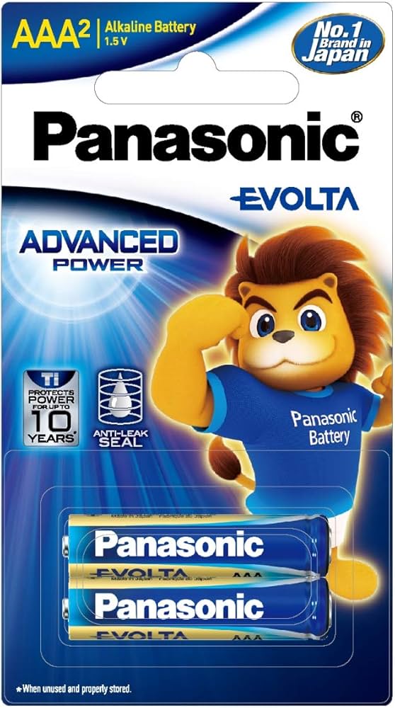 Panasonic Evolta Premium AAA Alkaline Battery - Pack of 2