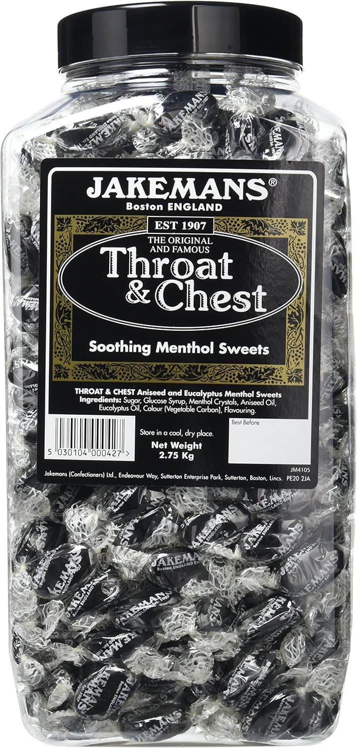 Jakemans Throat & Chest Soothing Menthol Sweets - 2.75Kg