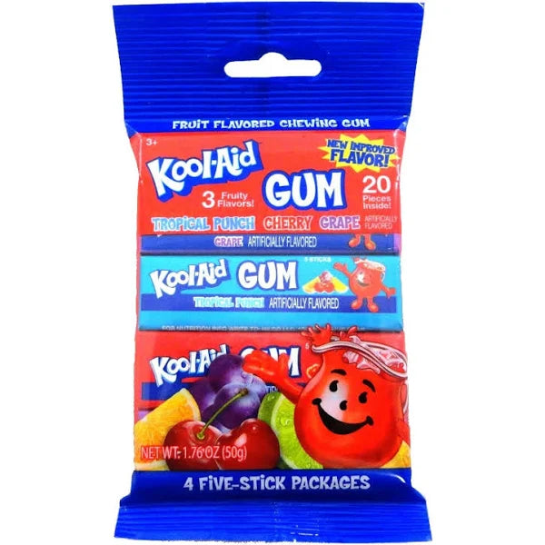 Kool Aid Gum 4 Pack - 50g