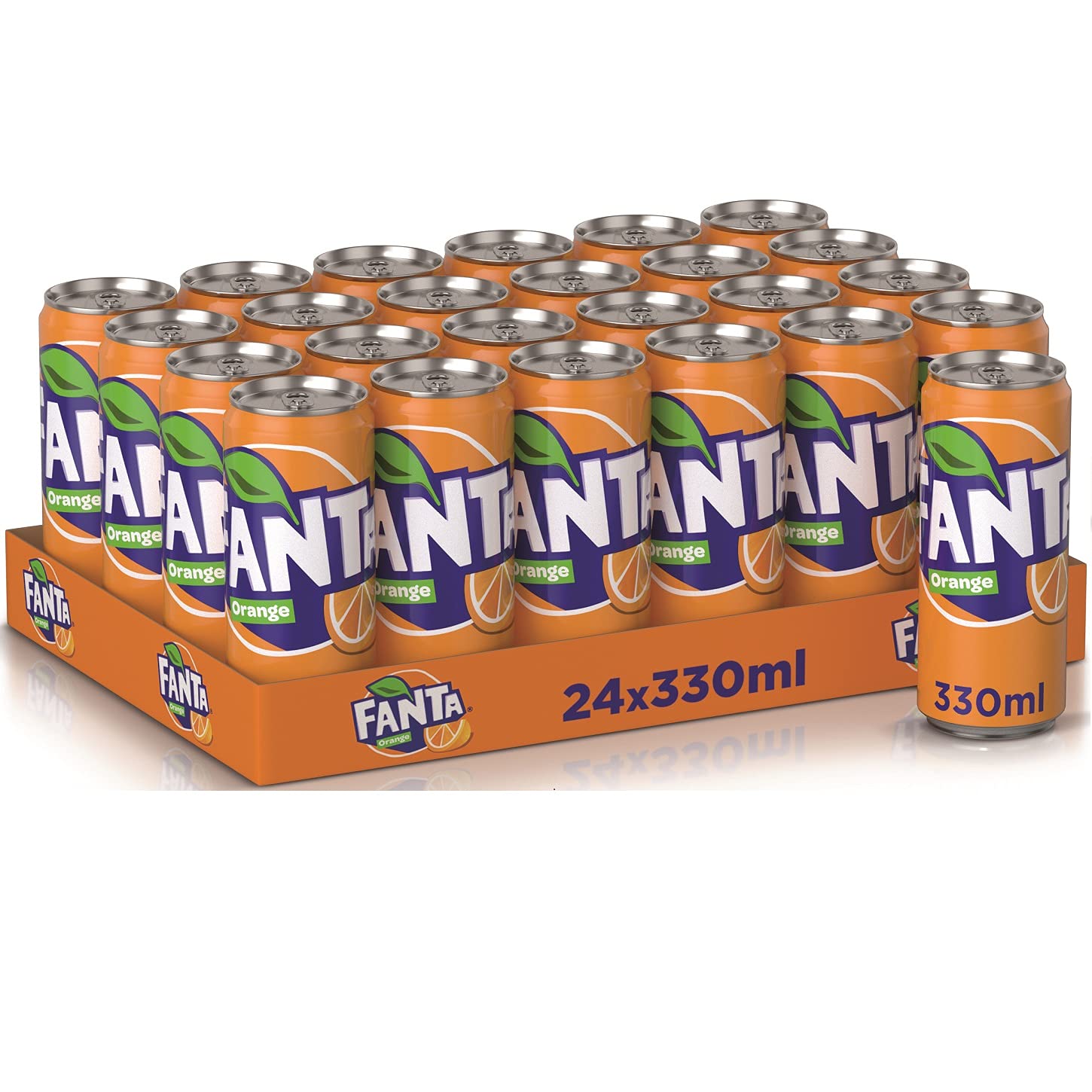 Fanta Orange Can - 330ml Case of 24