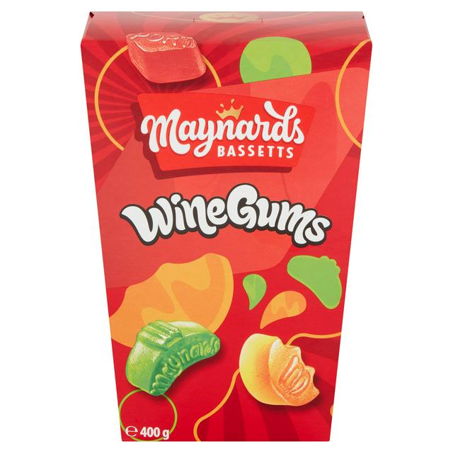 Maynards Bassetts Wine Gums Sweets Carton - 350g