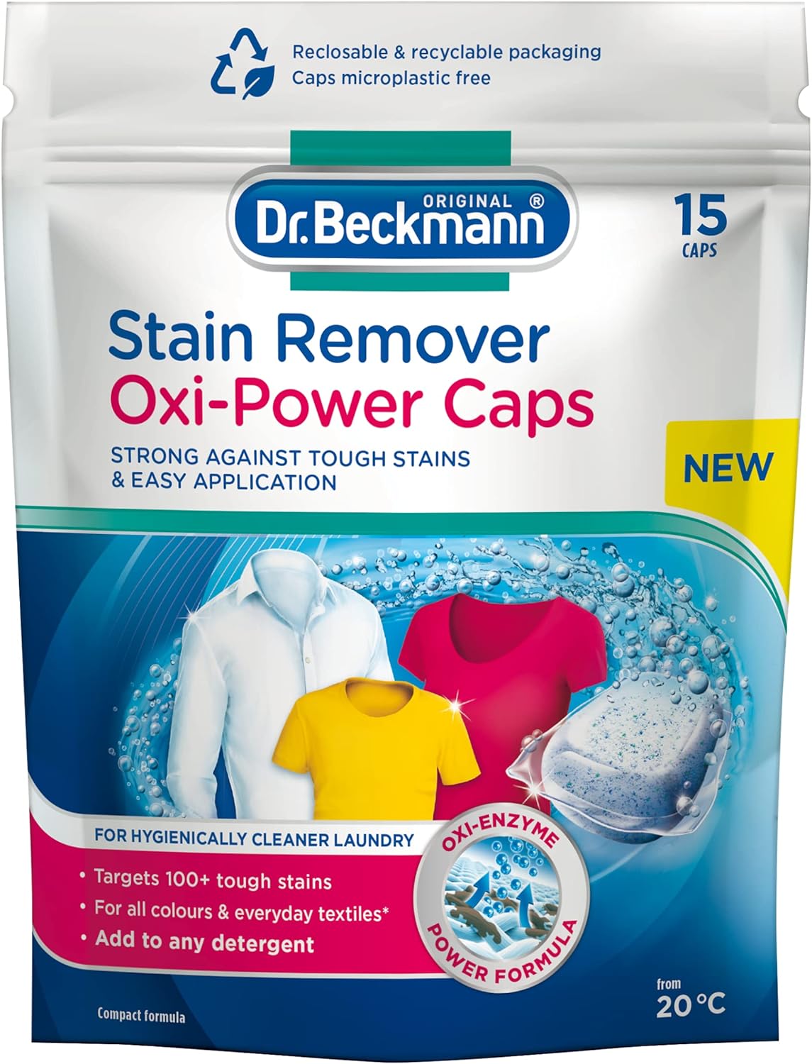 Dr Beckmann Oxy Power Caps - Pack of 15