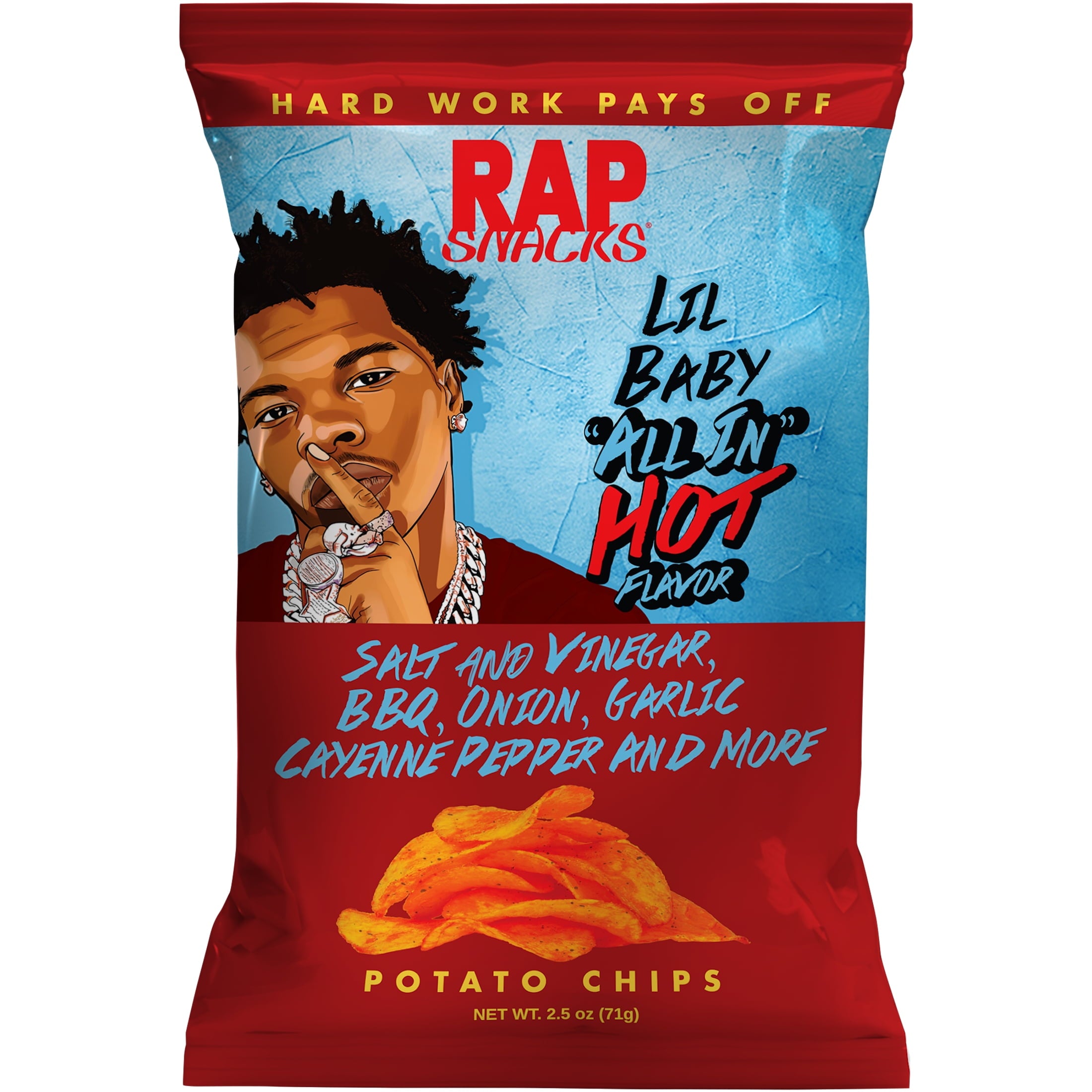 Rap Snacks Lil Baby All In HOT - 71g - Greens Essentials