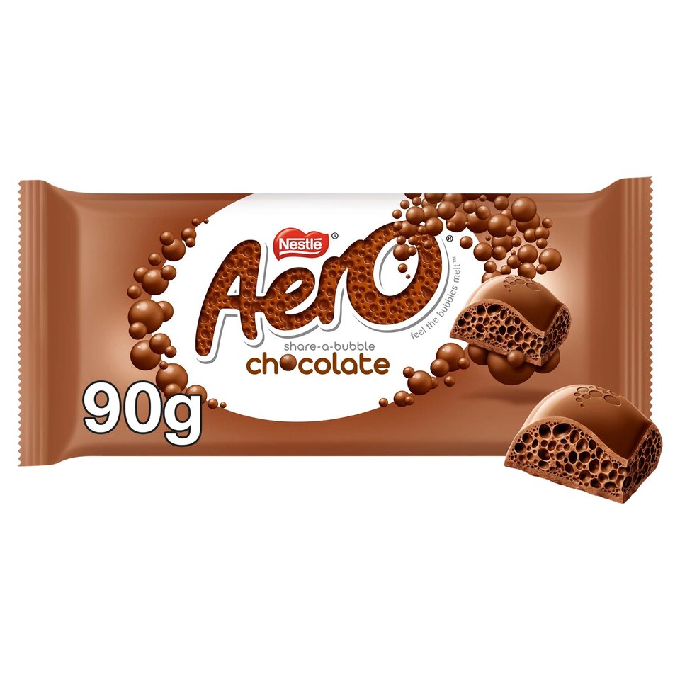 Aero Milk Chocolate Sharing Bar - 90g - Greens Essentials