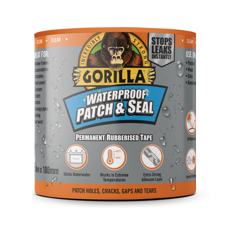 Gorilla Waterproof Patch and Seal Tape Clear