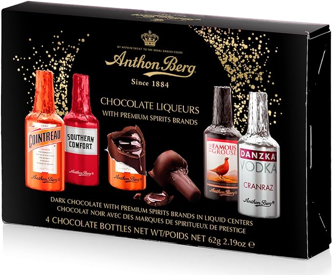 Anthon Berg Chocolate Liqueurs 4 Pieces - 62g