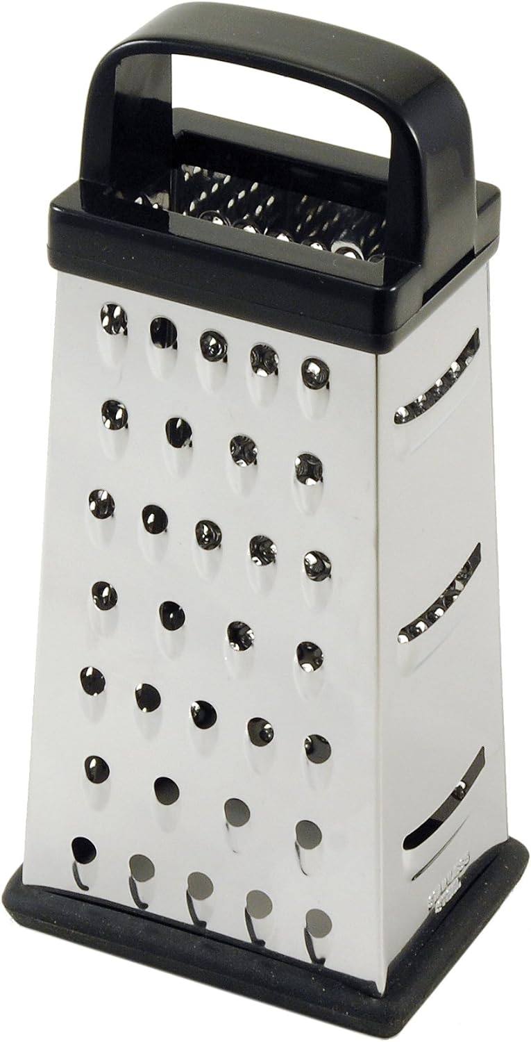 Chef Aid Stainless Steel 4 Sided Box Grater