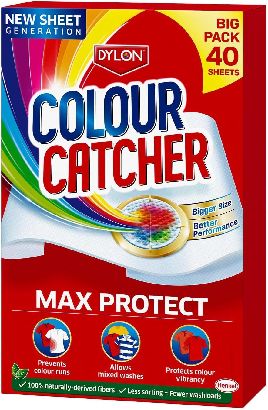 Dylon Colour Catcher Max Protection Sheets - Pack of 40