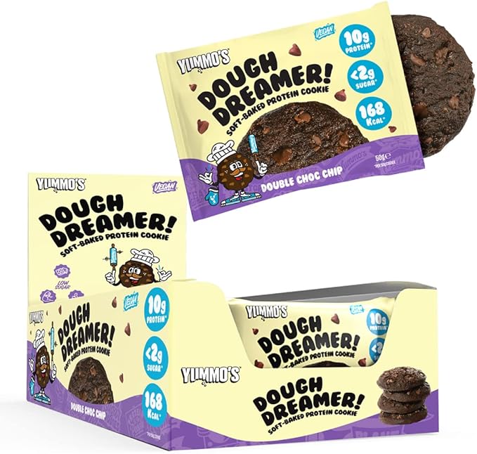 Yummo's Dough Dreamer Double Chocolate Chip Soft-Baked Protein Cookie - 50g