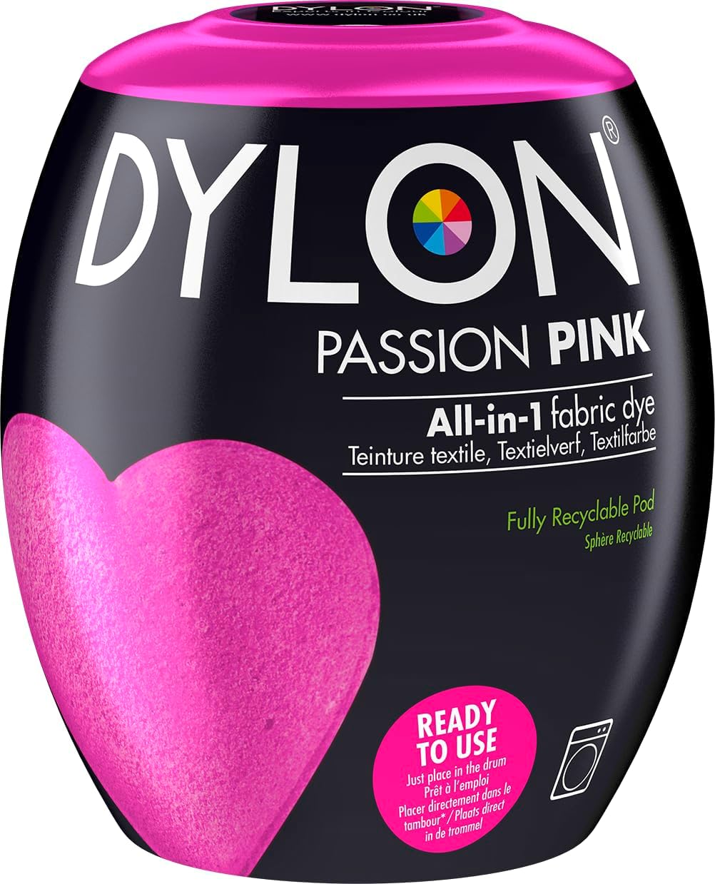 Dylon Fabric Dye Passion Pink